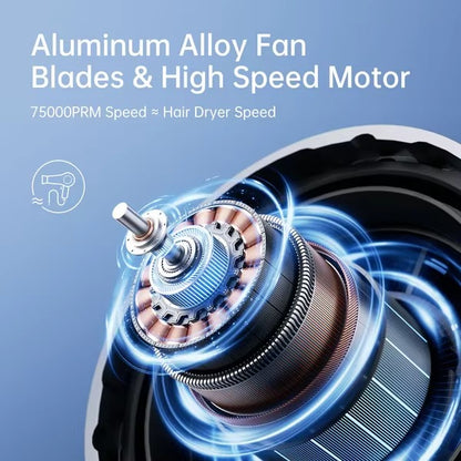 JisuLife Handheld Fan Life Ultra 1 Super Long Battery Life Adjustment Handheld Fan